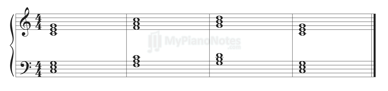 piano chord exercise 7